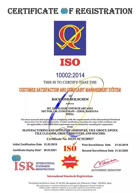 rockbulid Certificate 2014